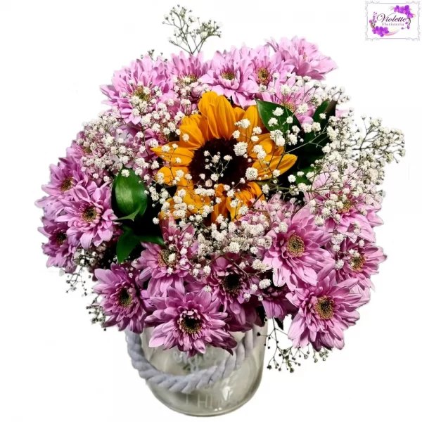 Ramo Mirasol, con flores frescas